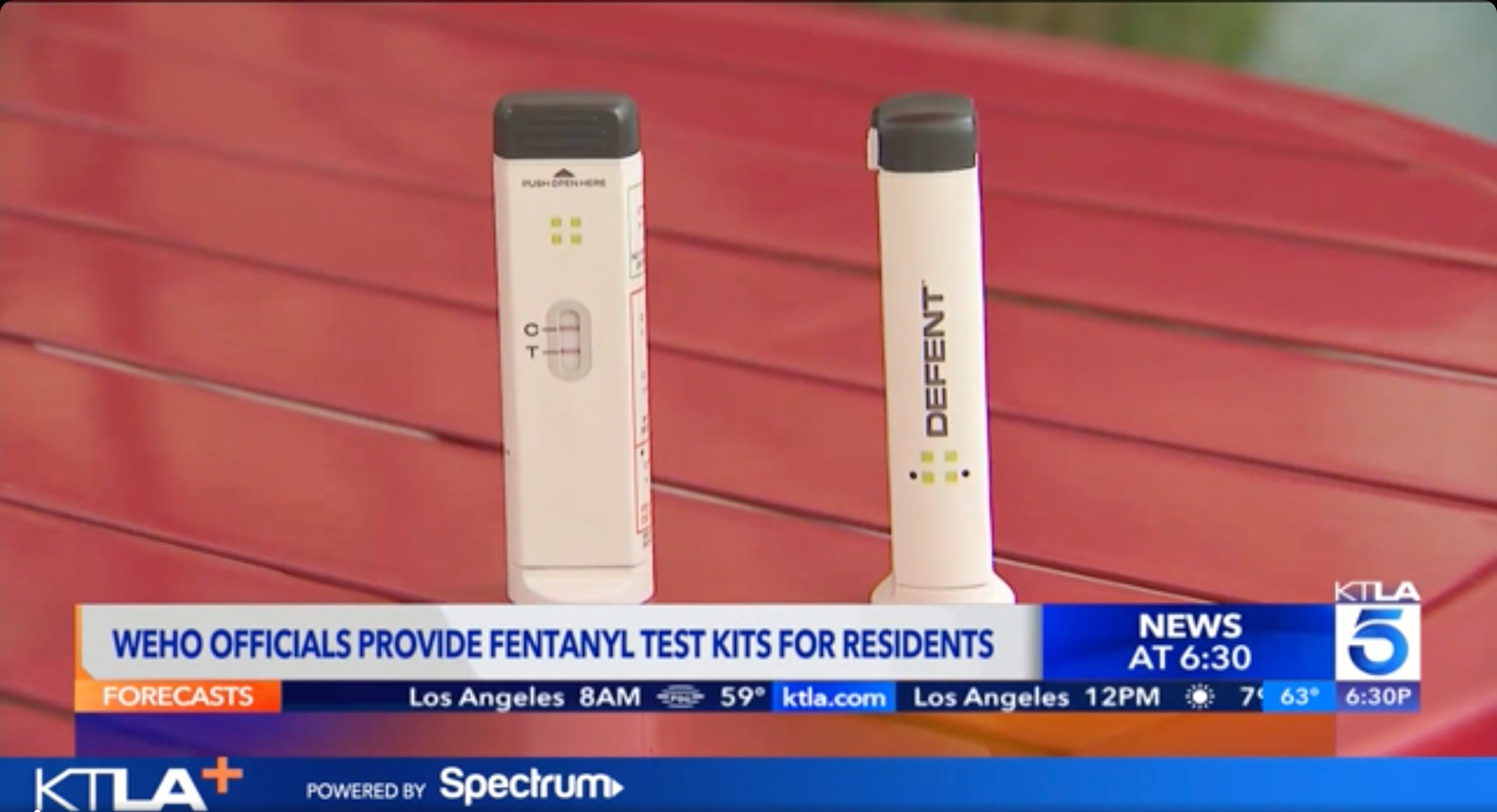 KTLA reports that DEFENT ONE safety devices are now FREE for WeHo residents